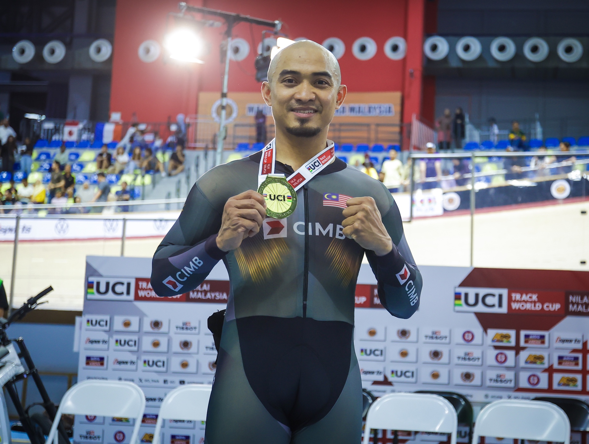 Azizulhasni Awang competing